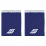 Babolat Logo Jumbo Wristband 2x Sodalite Blue / White